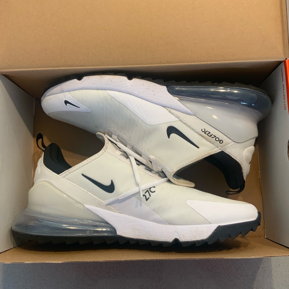 Nike size 13 Men’s Air Max Golf Shoes.